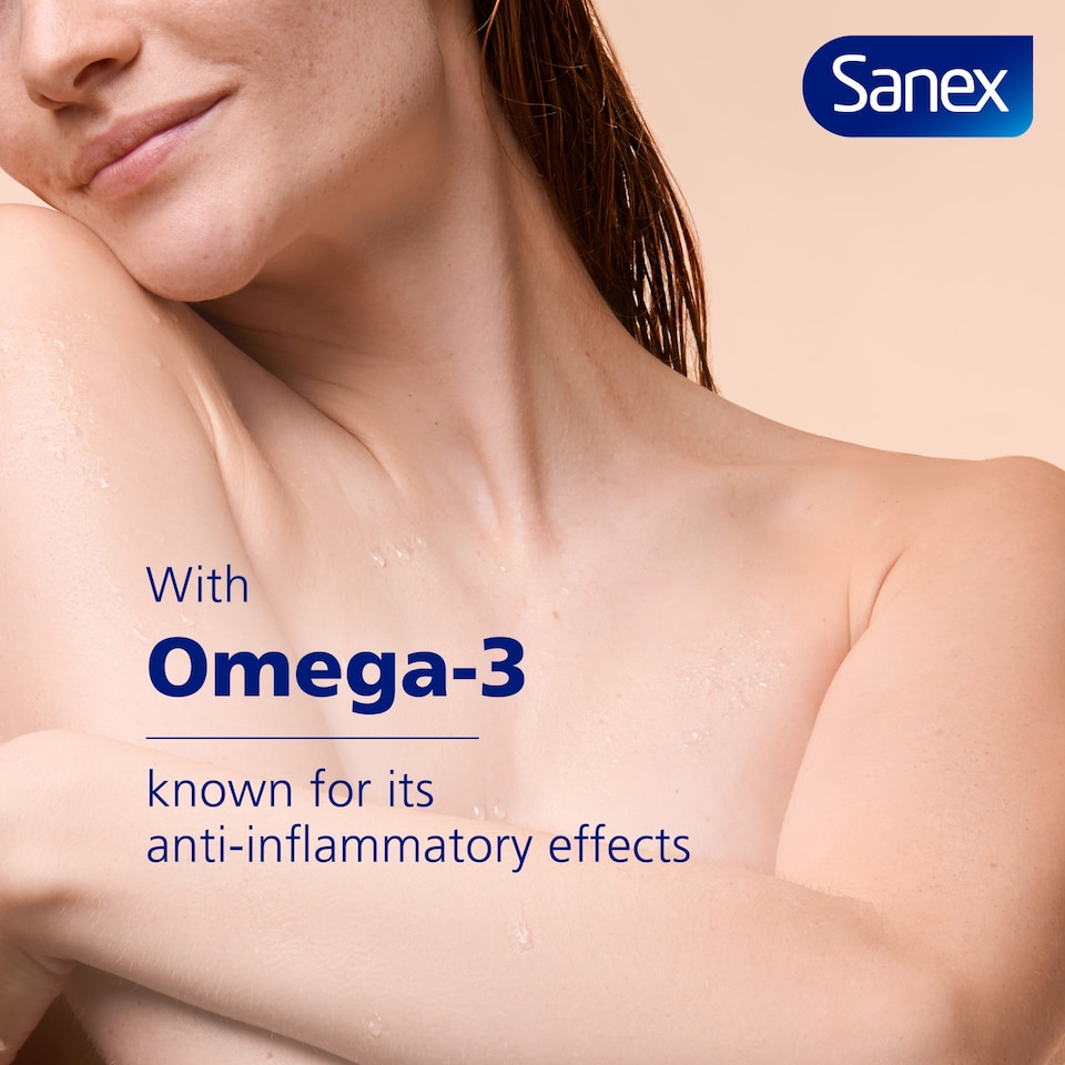 image 1 of Sanex Expert Skin Health+ Skin Therapy Anti Irritation Body Wash 450ml