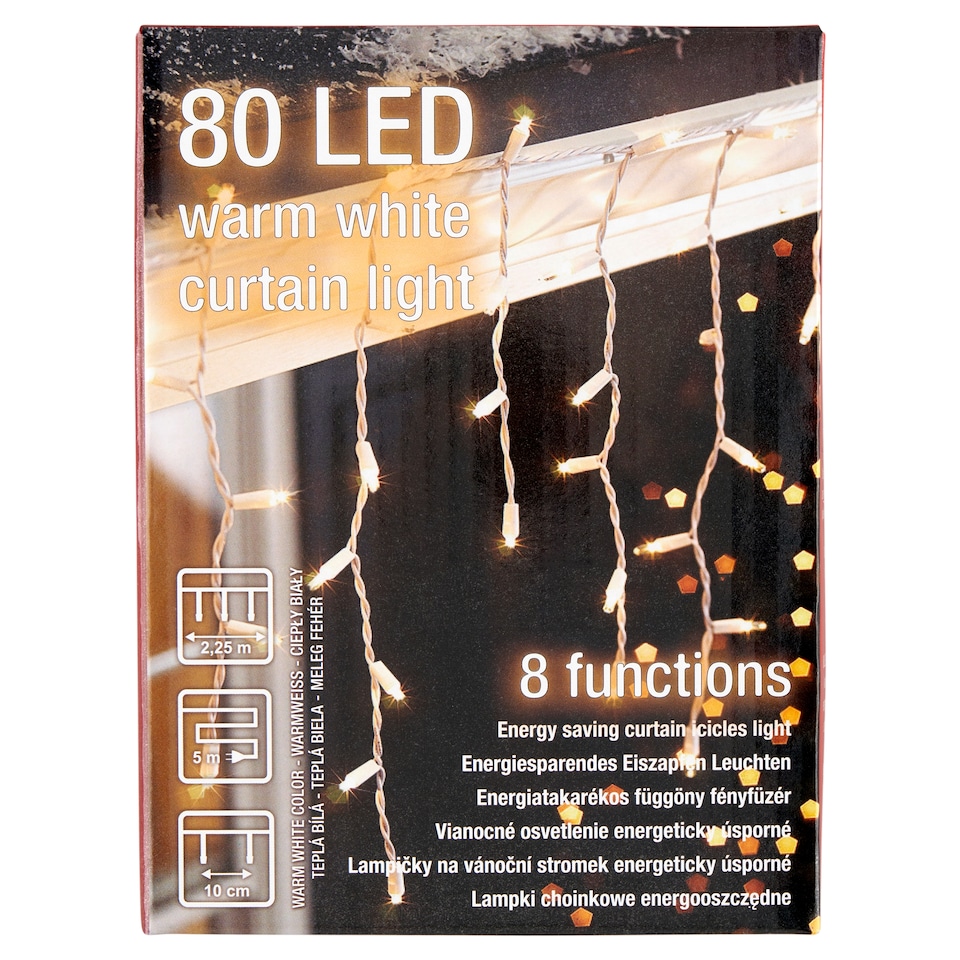 Obrázek 1 pro produkt Snow Meister SM2005 80 LED lampičky na vánoční stromek energicky úsporné