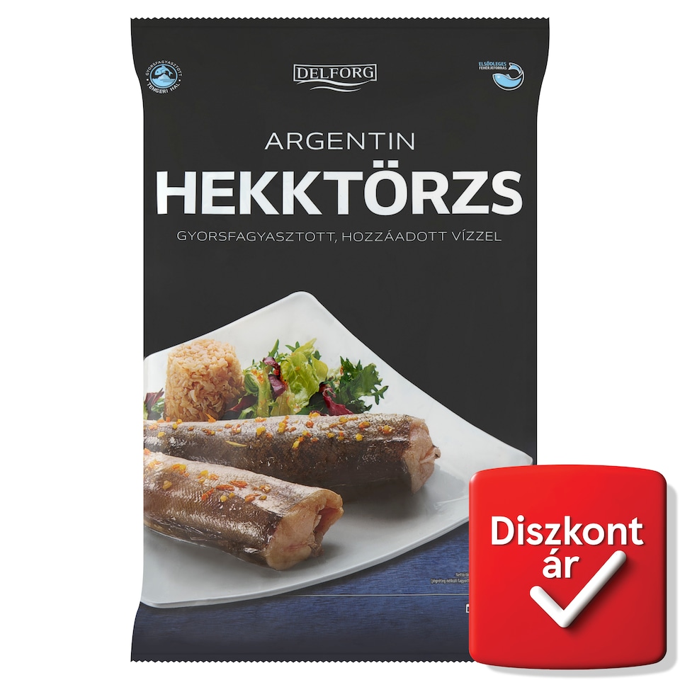 Delforg gyorsfagyasztott argentin hekktörzs 900 g