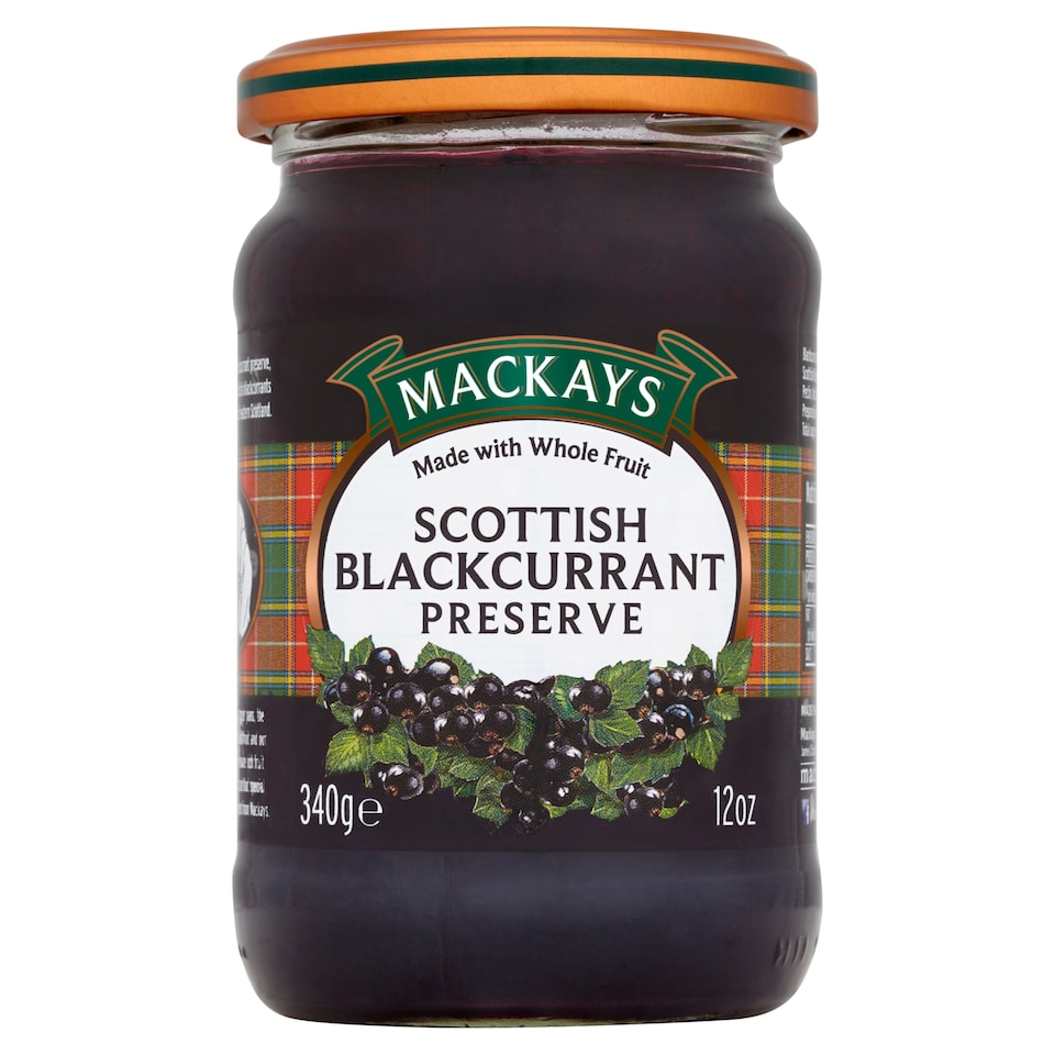 Mackays Scottish Blackcurrant Preserve 340G