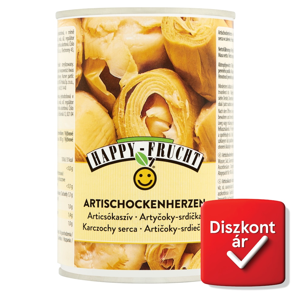 Happy Frucht articsókaszív konzerv 390 g
