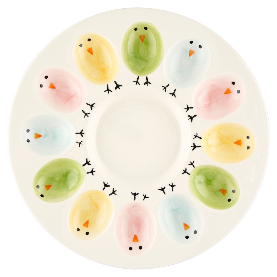 Jumi Keramický talíř se vzorem kuřátek