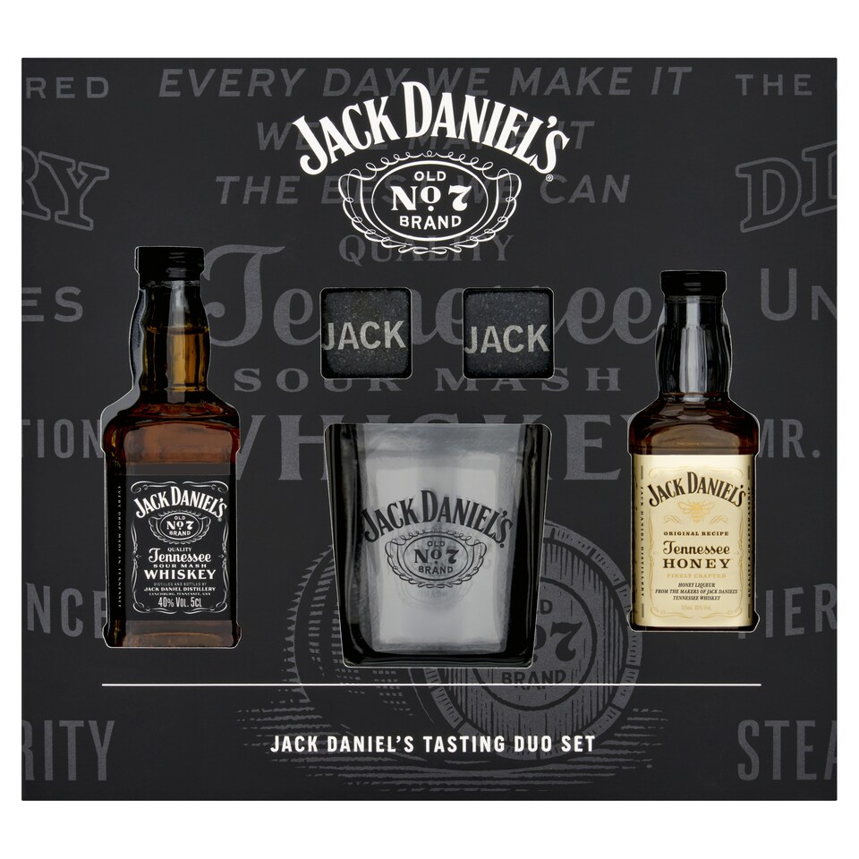 Jack Daniels Duo Tumbler & Whiskey Stones