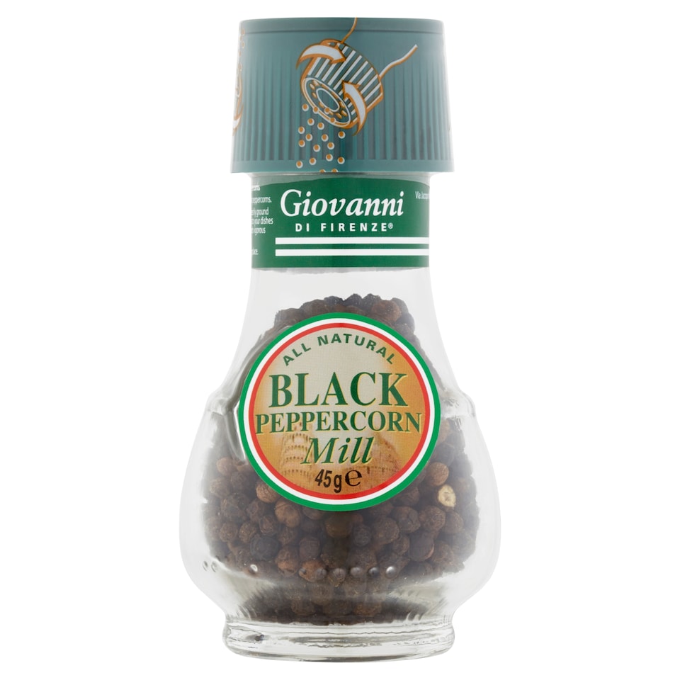 Gio.Di Firenze Blak Pepper Mill Spice Grinder45g