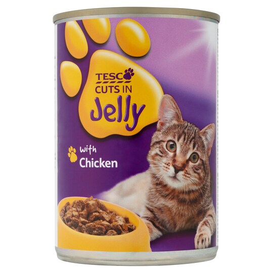 Tesco Cat In Cuts In Jelly Chicken Tesco Groceries