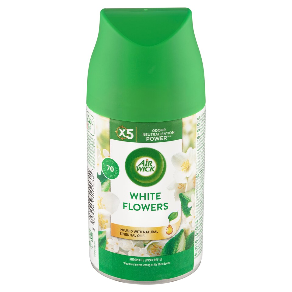 Obrázek 1 pro produkt Air Wick Freshmatic Náplň do osvěžovače vzduchu bílé květy 250ml