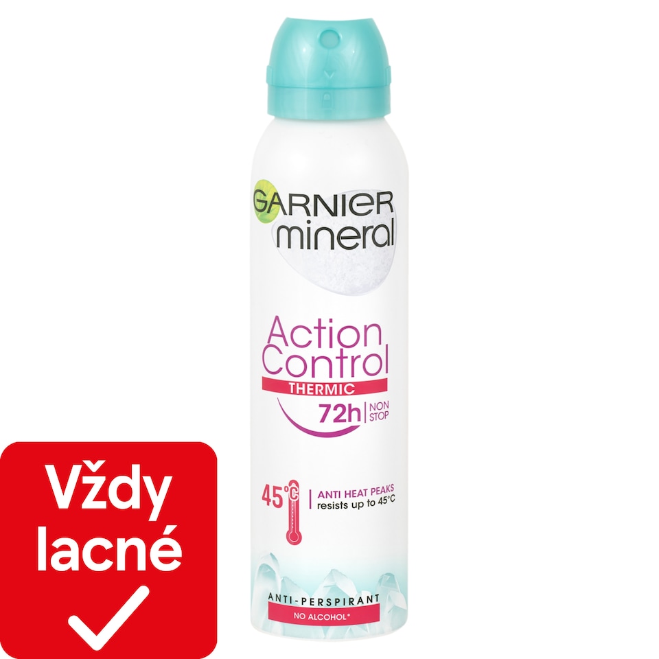 GARNIER MINERAL ACTION CONTROL THERMIC 72 h, antiperspirant v spreji, 150 ml