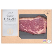 Tesco Finest Aberdeen Angus Bone - In Sirloin Sharing Steak 350g - 550g