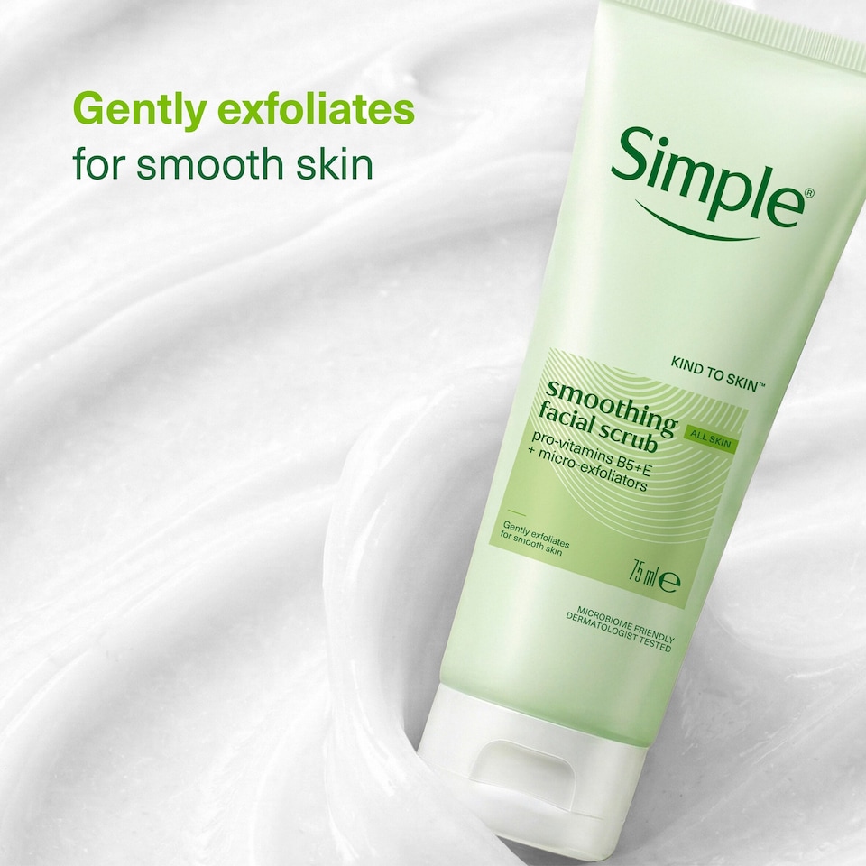image 1 of Simple Kind To Skin Soothing Face Scrub 75Ml