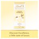 image 4 of Lindt Excellence White Vanilla Chocolate Bar 100G
