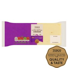 Tesco Extra Mature Cheddar Cheese 400G