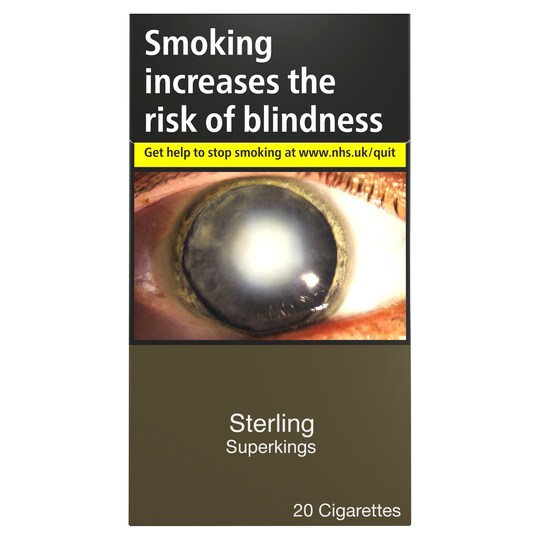 Sterling Superking Original Red 20 Cigarettes Tesco Groceries
