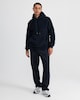 image 2 of F&F Fleece Kangaroo Pocket Pyjama Hoodie in Navy