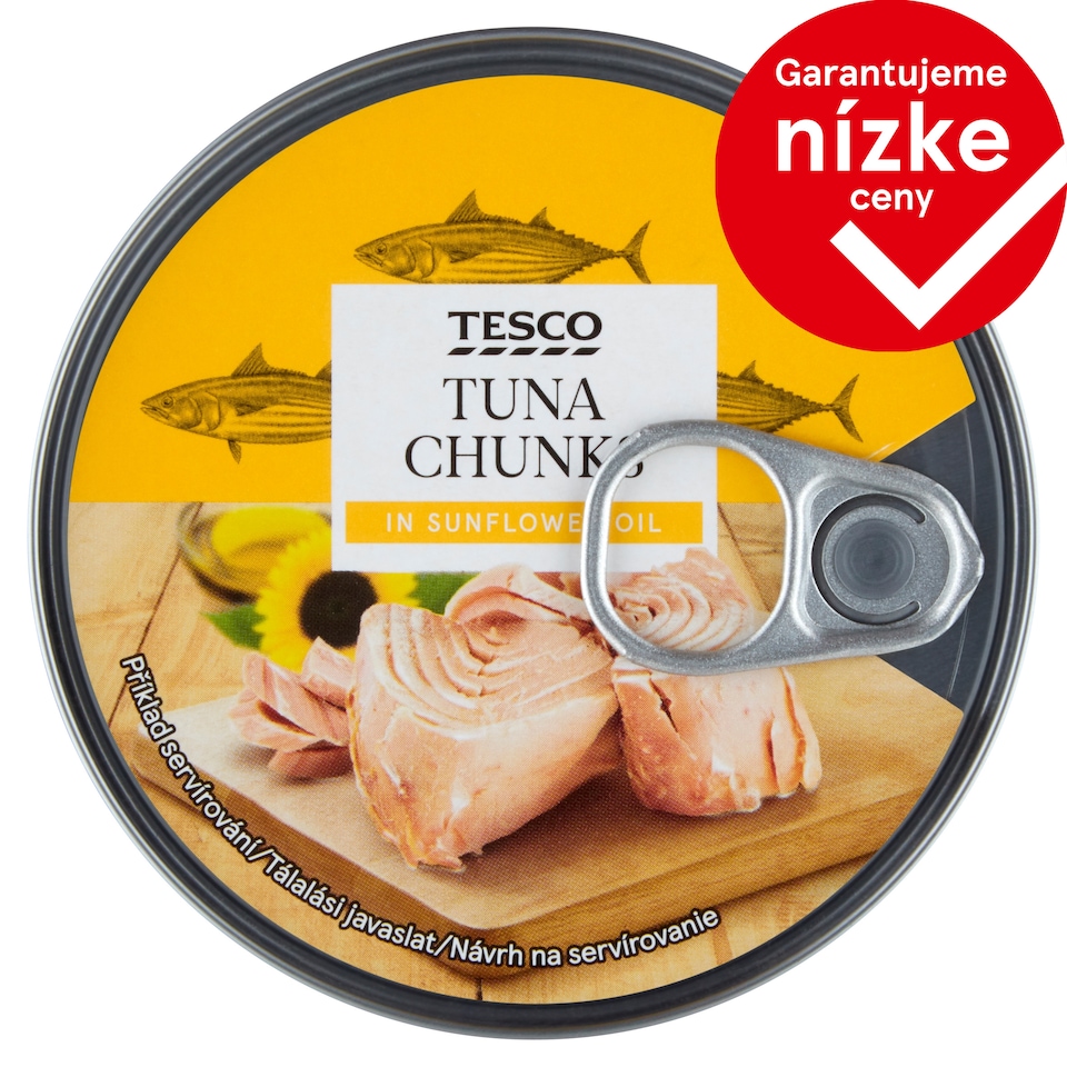 Tesco Tuna Chunks in Sunflower Oil 185 g