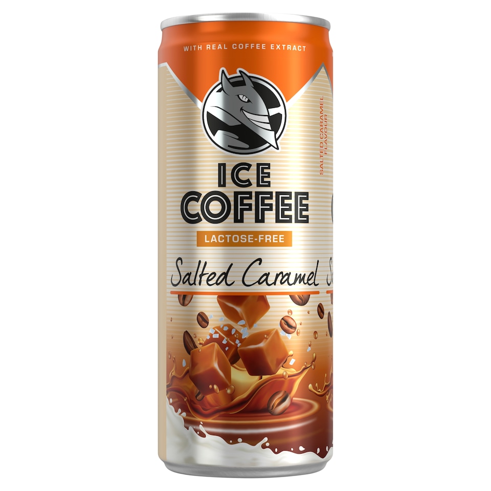 image 1 of Ice Coffee UHT Lactose-Free Salted Caramel Flavour Drink with Milk & Coffee Extract 250 ml