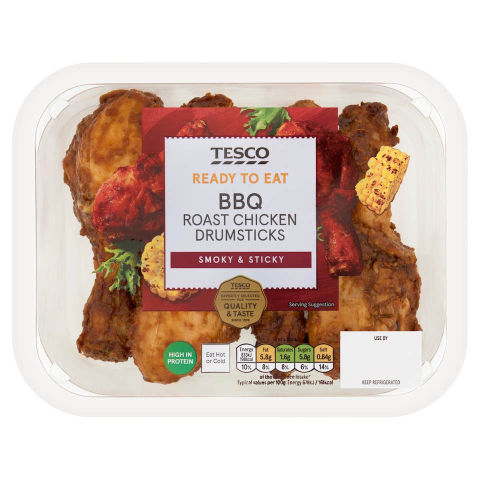 Tesco BBQ Roast Chicken Drumsticks 350g