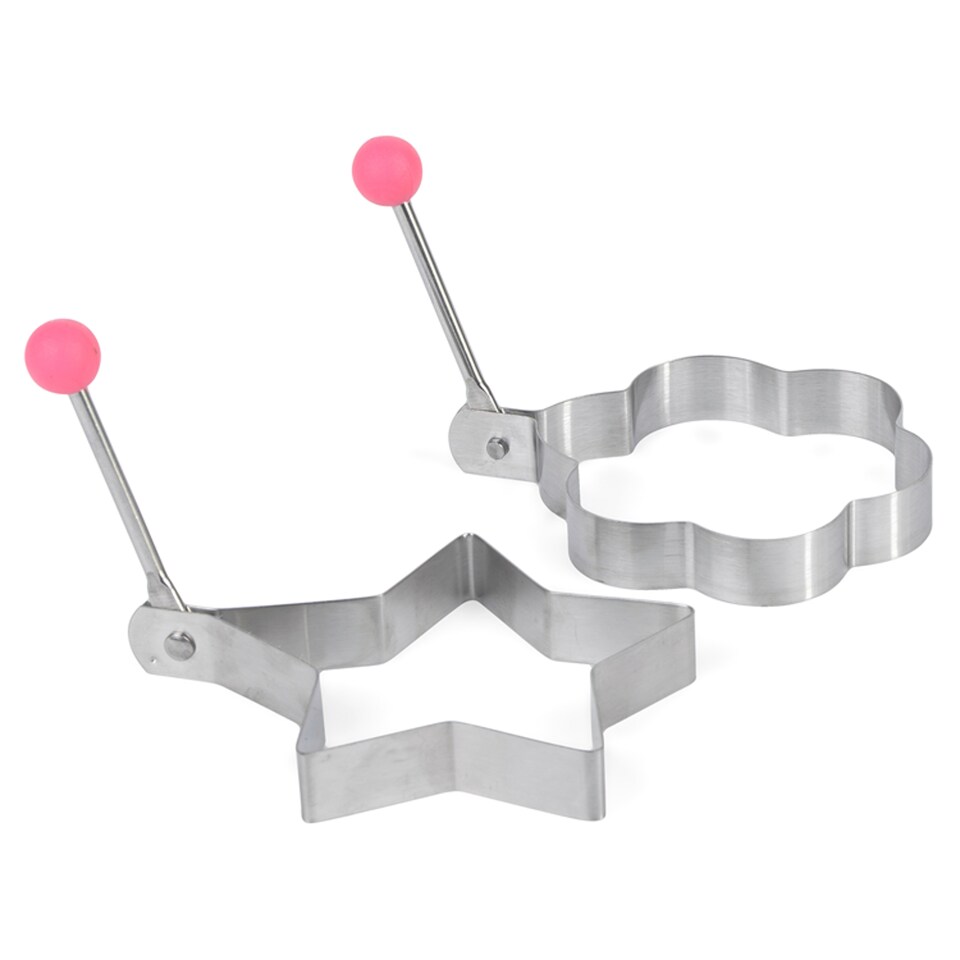 Salter Stainless Steel Mould Set 2Pc