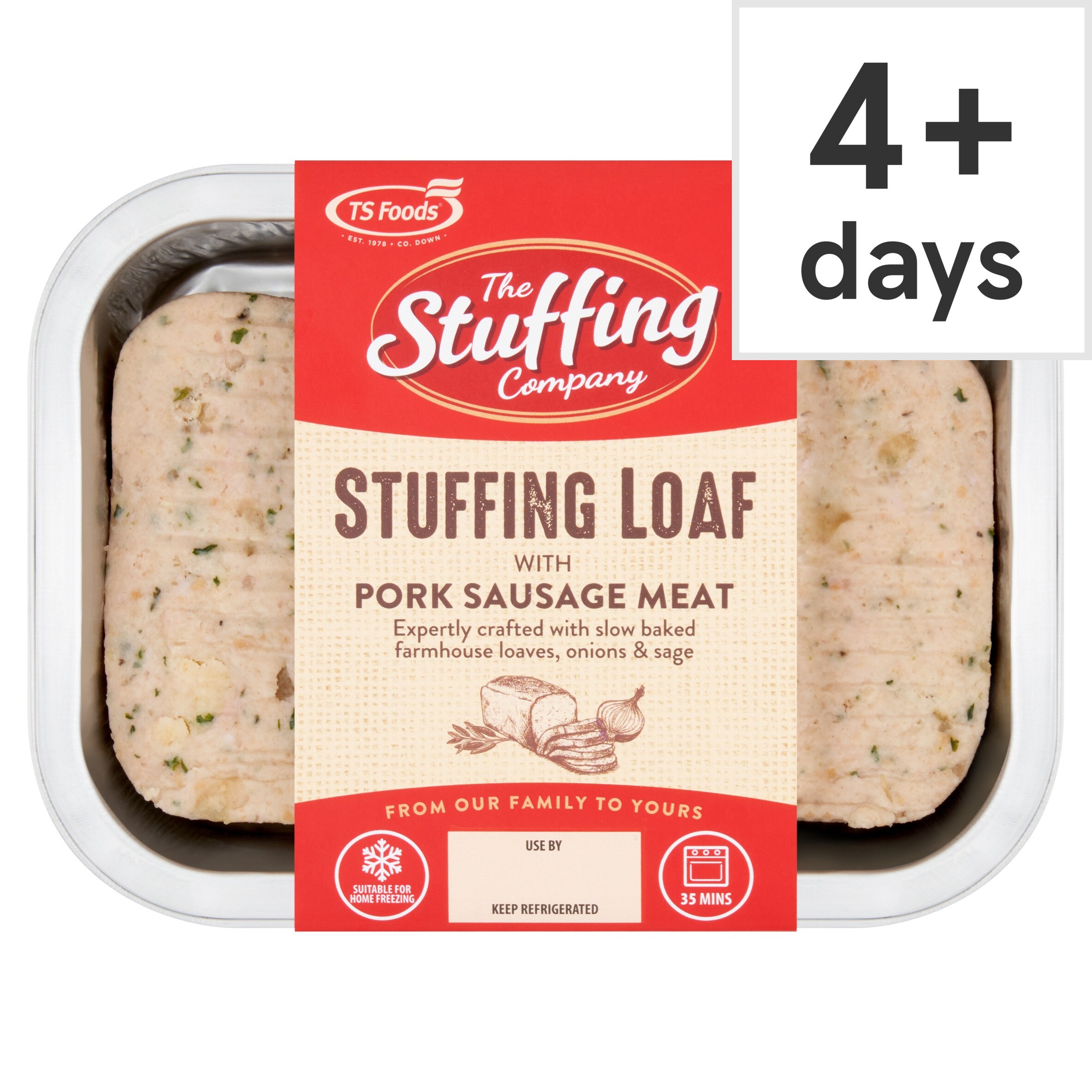 Ts Foods Stuffing Loaf Sausage Meat 350G - Tesco Groceries