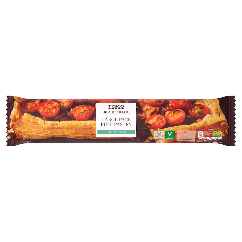 Tesco Ready Rolled Puff Pastry 475G