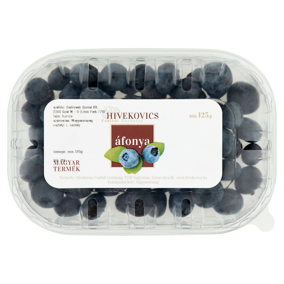 Hivekovics áfonya 125 g