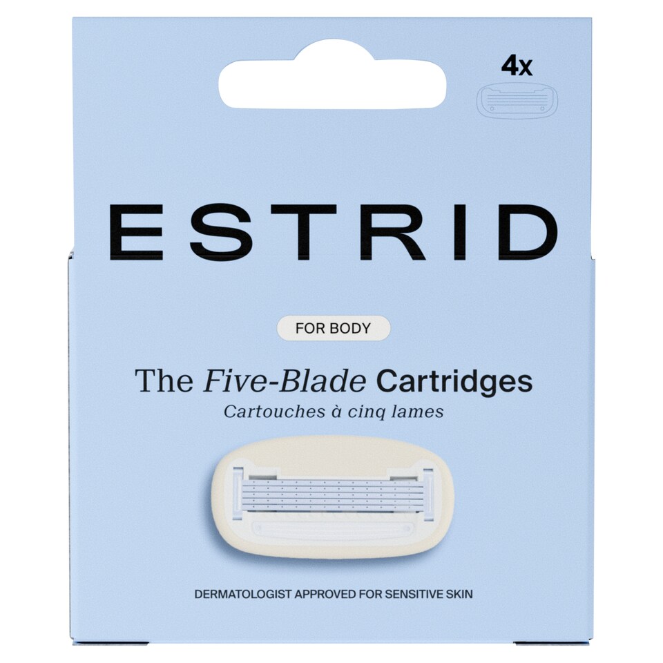 ESTRID BODY Five Blade Cartridges 4 pack