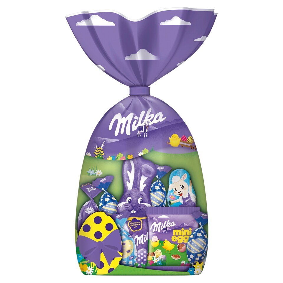 Milka balíček, vajíčka, zajačik, figúrka 121 g