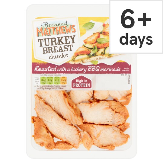 Bernard Matthews Bbq Cooked Turkey Breast Chunks 90G Tesco Groceries