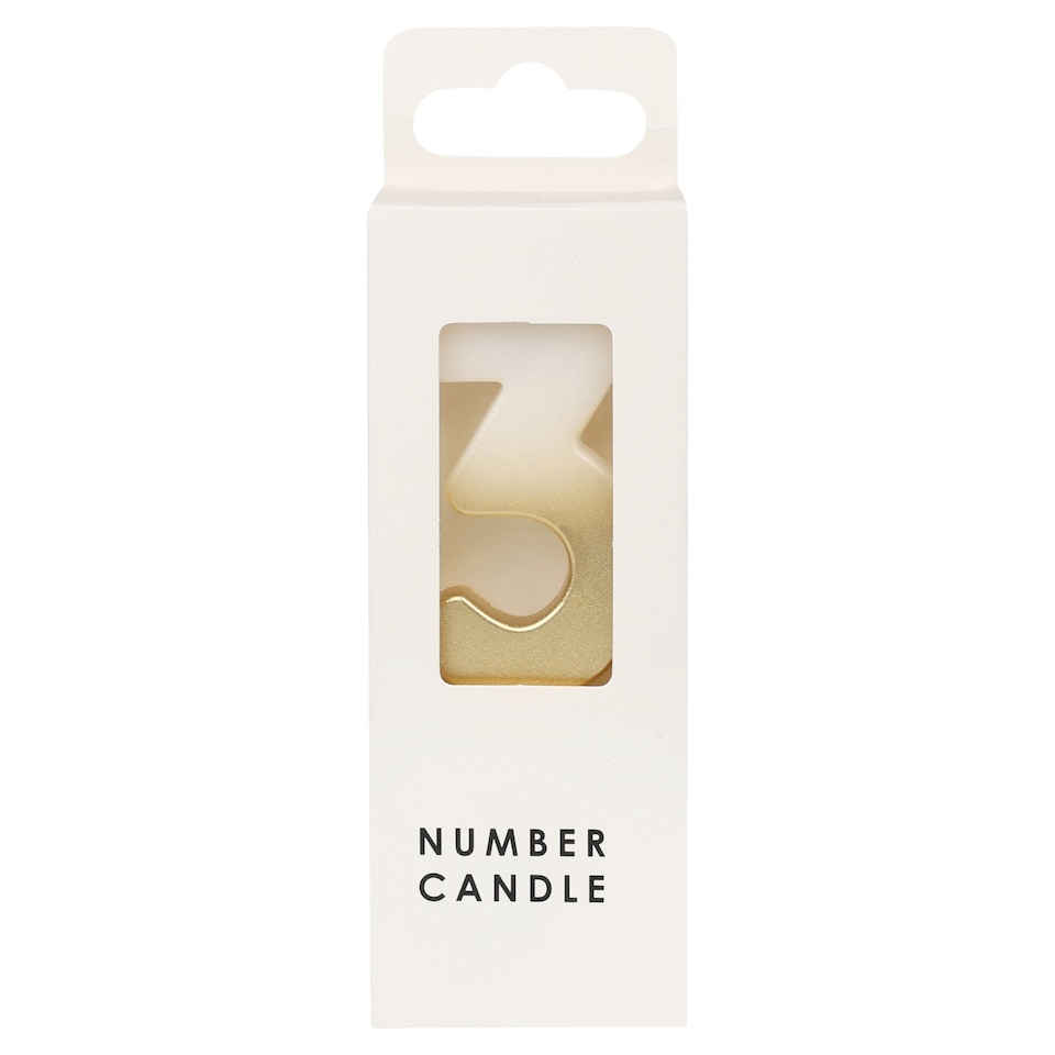 TABLE FUN NUMERICAL CANDLE NO.3