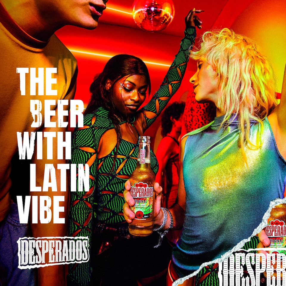 image 1 of Desperados Tequila Flavoured Lager Beer Bottle 12x250ml