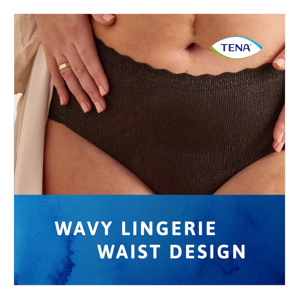 image 1 of TENA Silhouette Incontinence Pants Black Medium 9 Pack