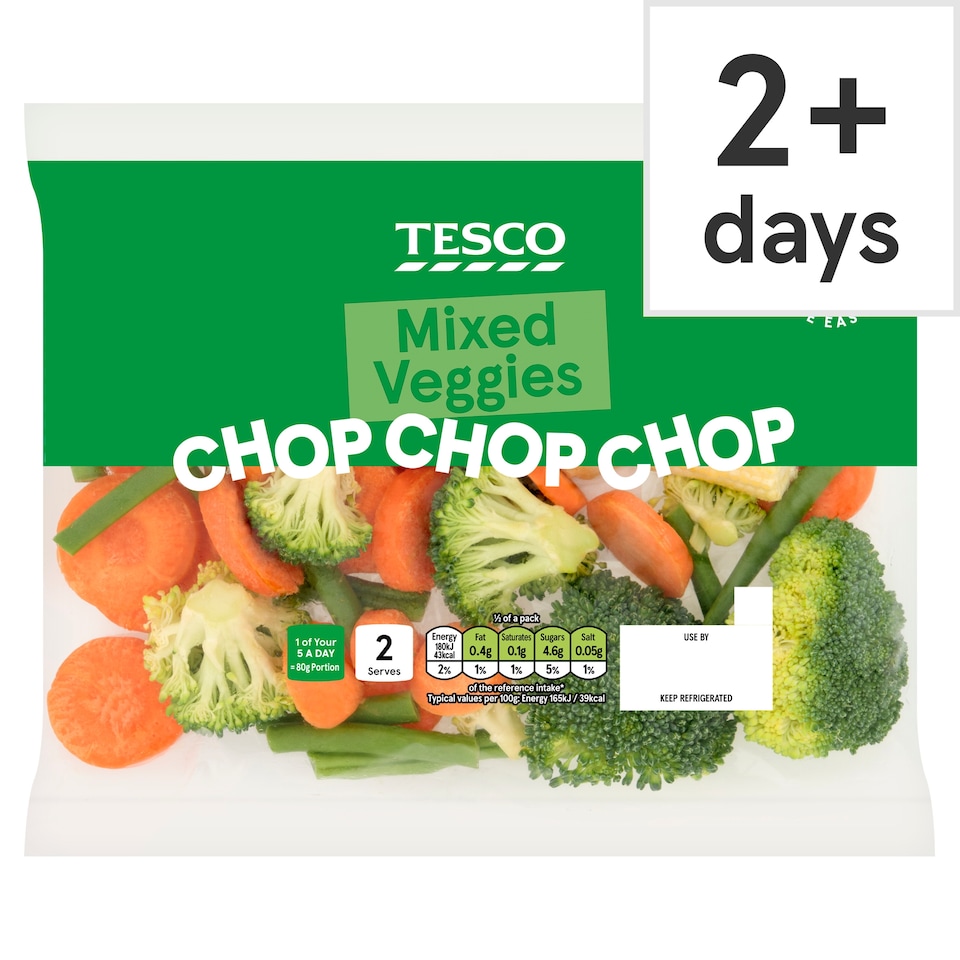Tesco Mixed Vegetables 240g
