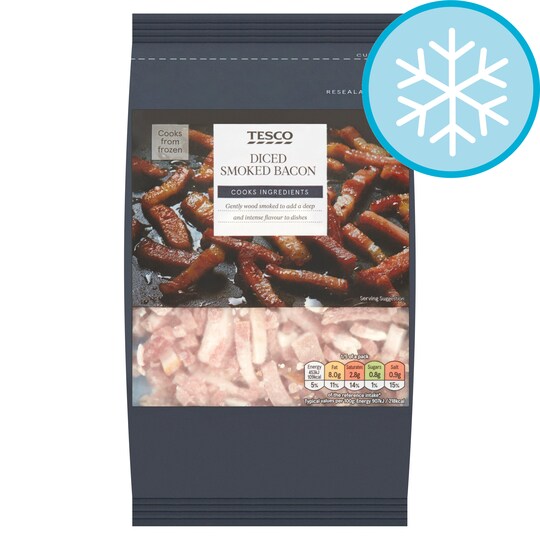 Tesco Diced Smoked Bacon Tesco Groceries