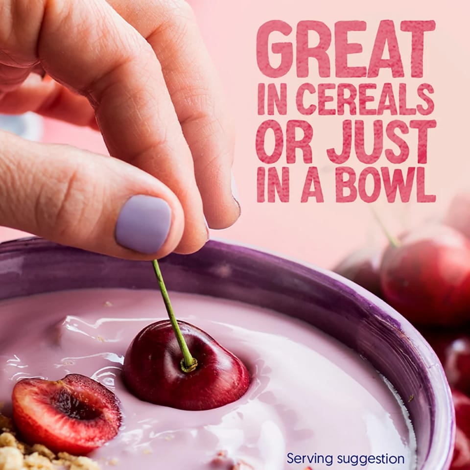 image 1 of Alpro Blueberry & Cherry Soya Dairy Free Yoghurt Alternative 4x125g