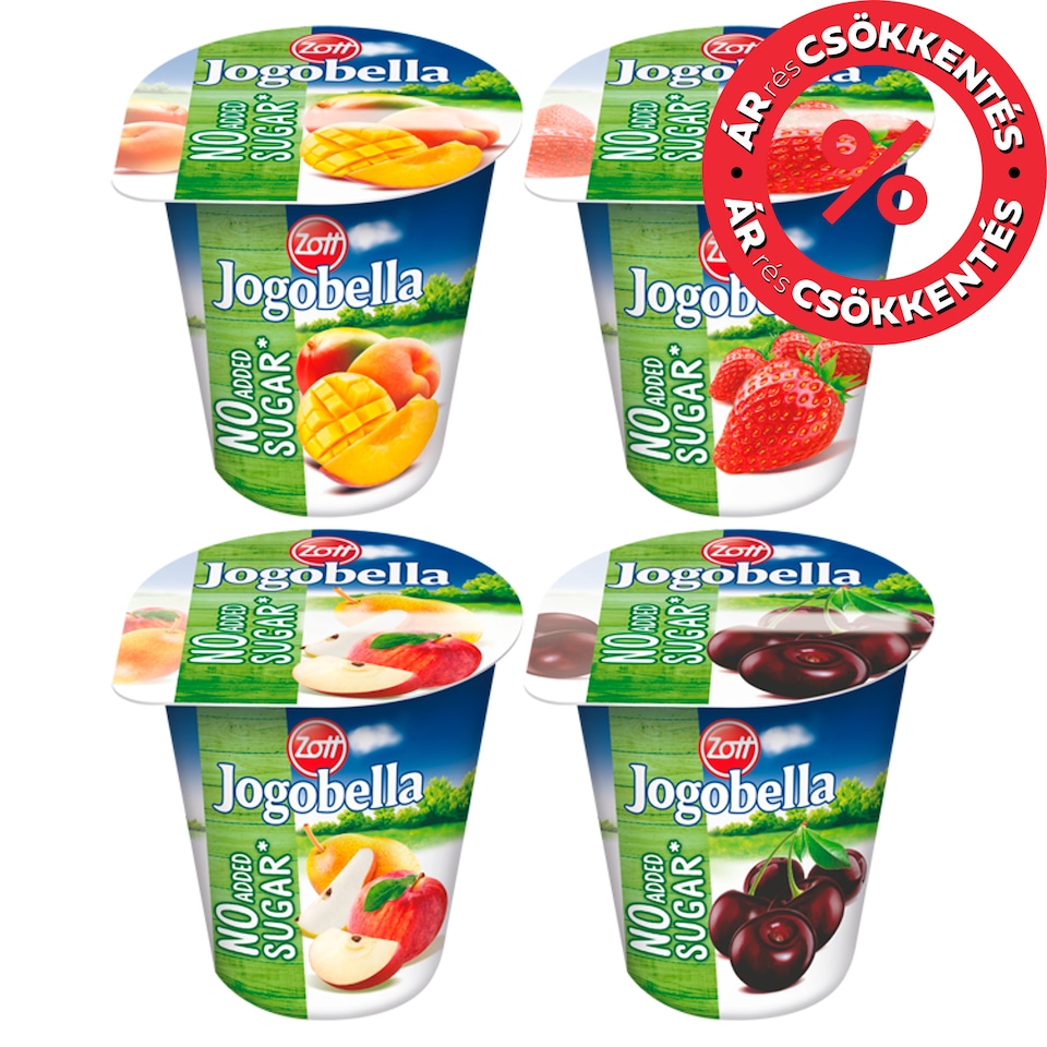 Zott Jogobella élőflórás joghurt hozzáadott cukor nélkül 150 g