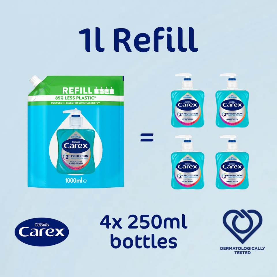 image 1 of Carex Handwash Original Refill 1 Litre