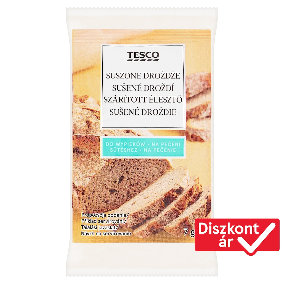 Tesco Dried Baking Yeast 5 x 7 g