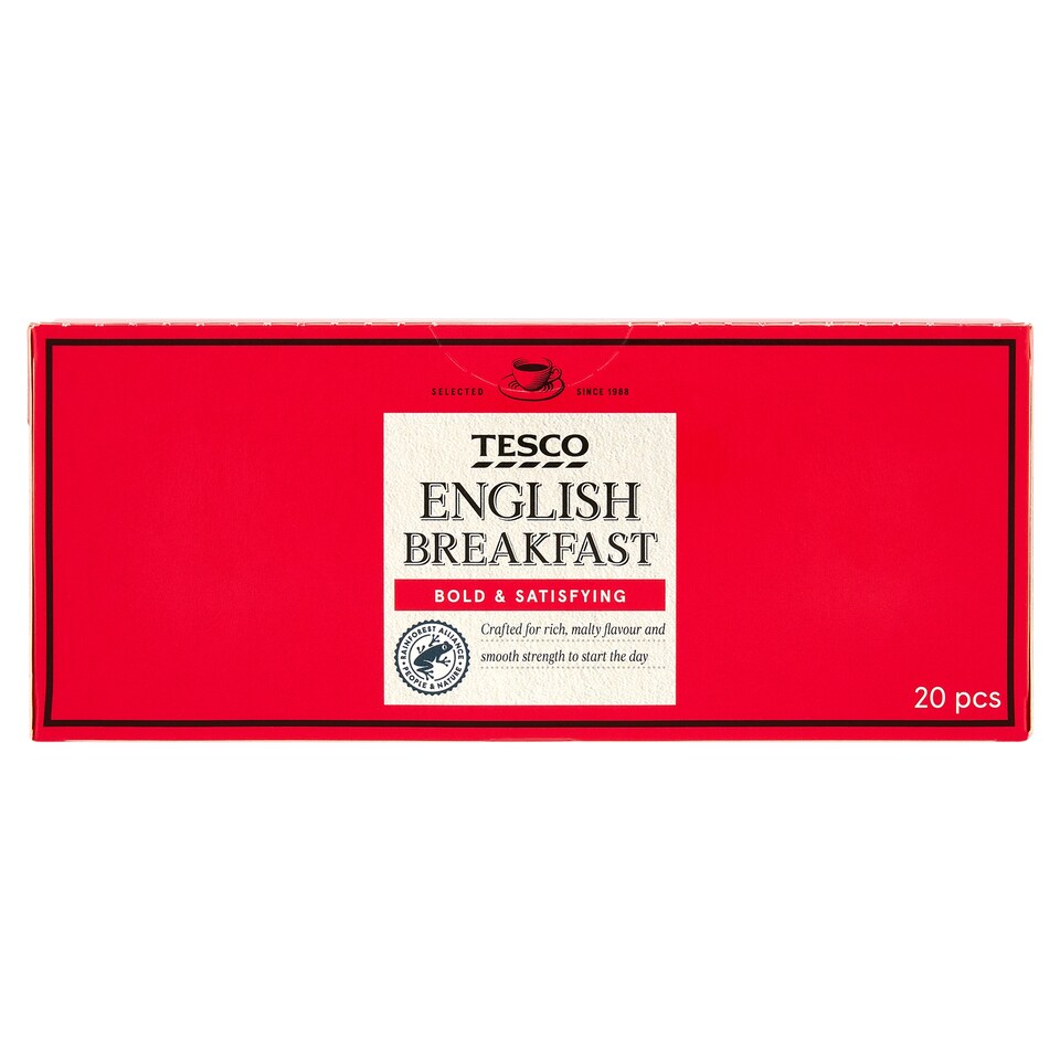 Tesco English Breakfast Black Tea 20 x 1.75 g (35 g)