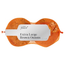 Tesco Finest Extra Large Brown Onions 2 Pack