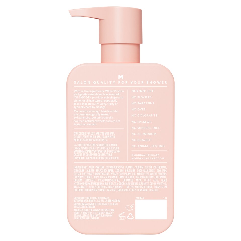 image 1 of Monday Haircare Smooth Shampoo 350Ml