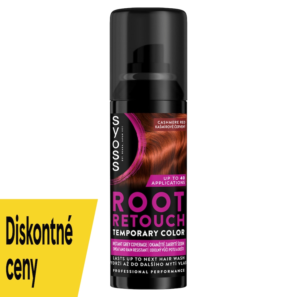 image 1 of Syoss Root Retouch Temporary Color Spray for Ingrown Hair Cashmere Red 120 ml