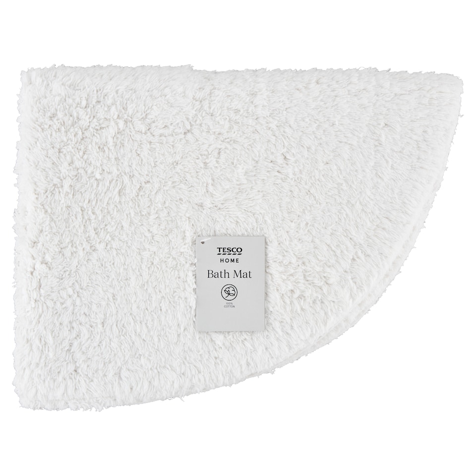 Tesco Home White predložka do kúpeľne 50 cm x 70 cm