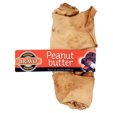 Bravo Peanut Butter Braided Bone 4" 80G