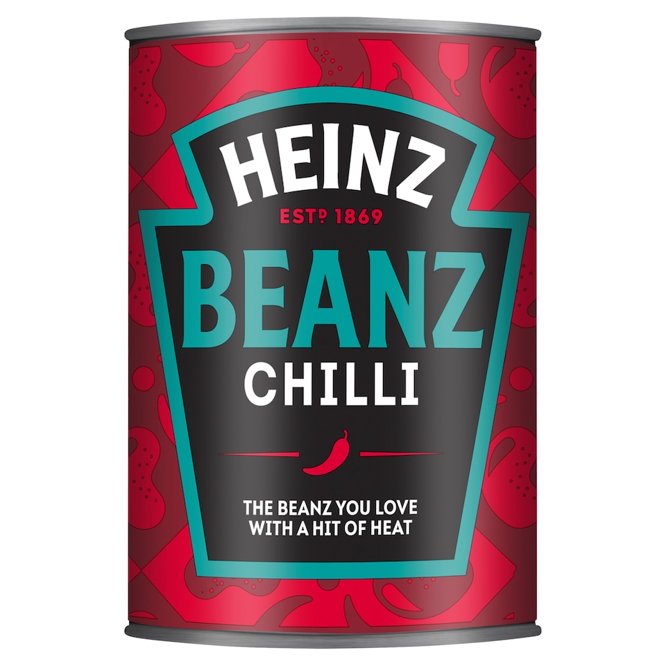 Heinz Baked Beans Fiery Chilli Beanz 390G
