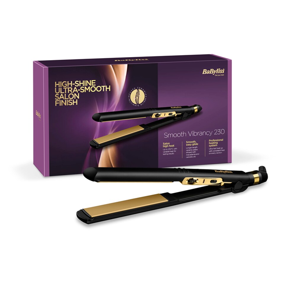 image 1 of Babyliss Smooth Vibrancy Straightener