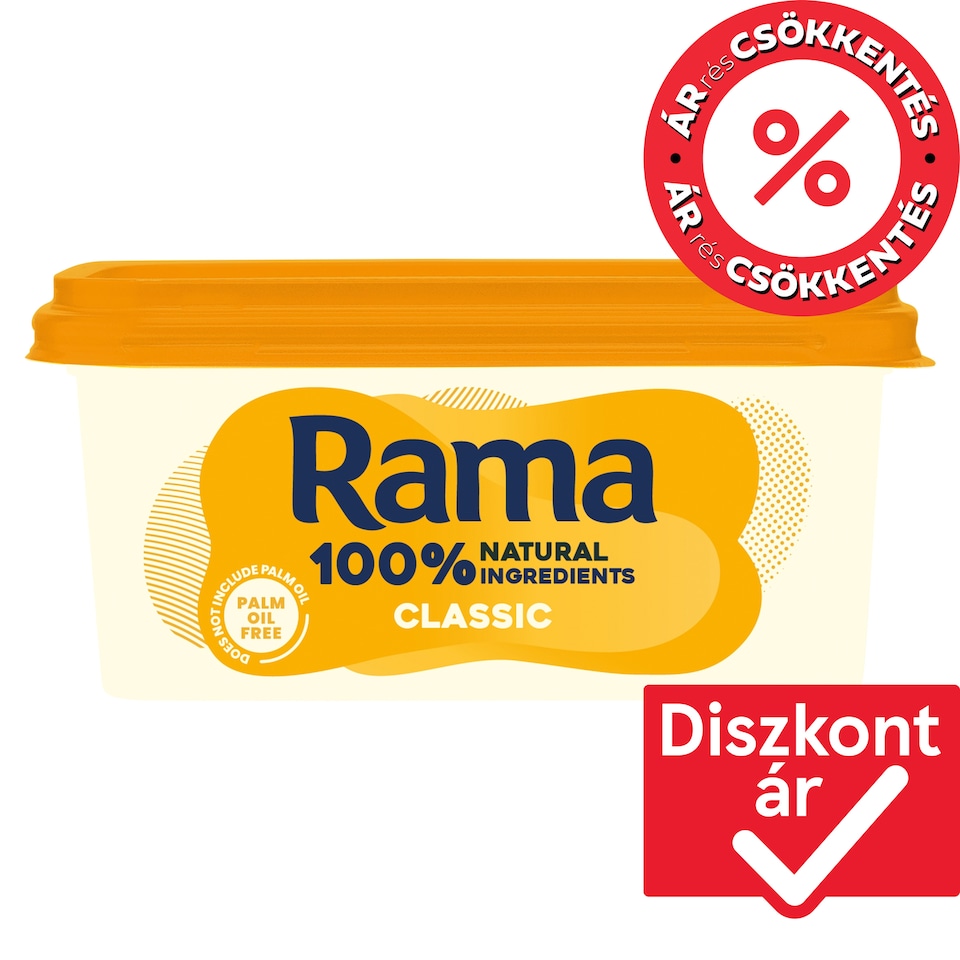 Rama classic margarin 400 g  1. kép