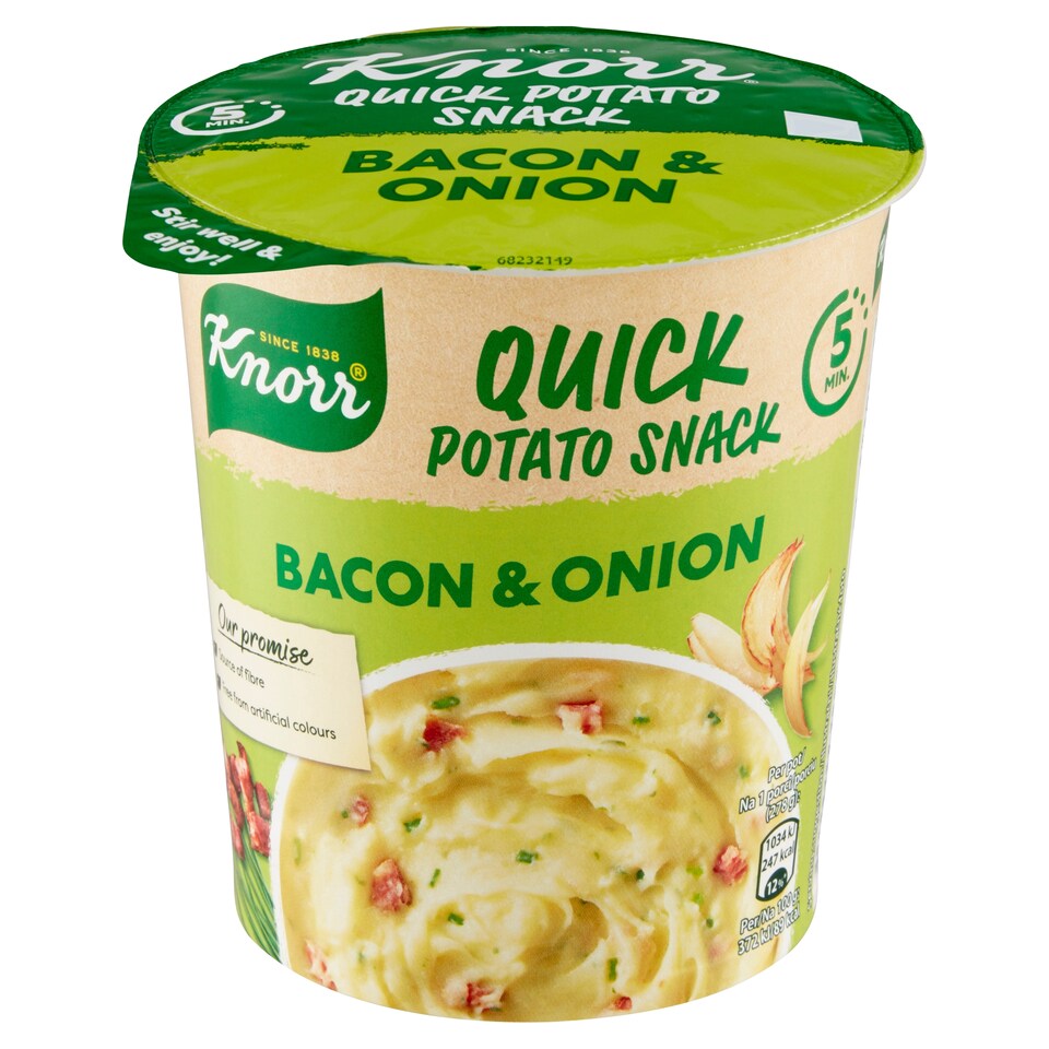 Knorr An Instant Potato Mash with Bacon and Onion 58g