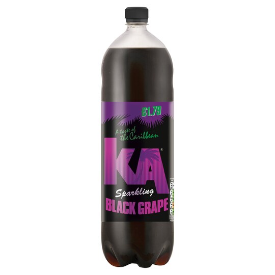 K.A. Sparkling Black Grape Drink 2 Litre Tesco Groceries