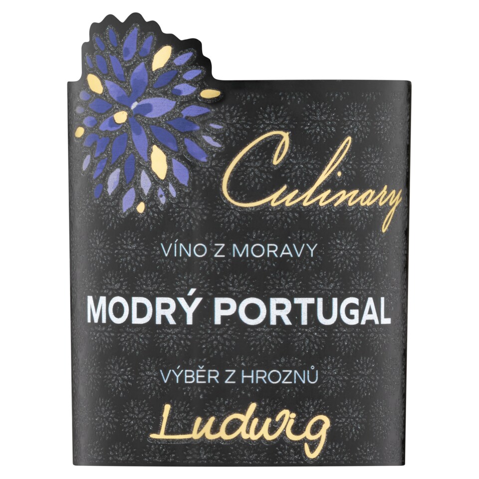 Obrázek 1 pro produkt Ludwig Culinary Modrý Portugal jakostní víno s přívlastkem výběr z hroznů suché 0,75l