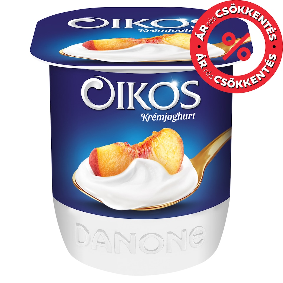 Danone Oikos élőflórás őszibarackos krémjoghurt 125 g
