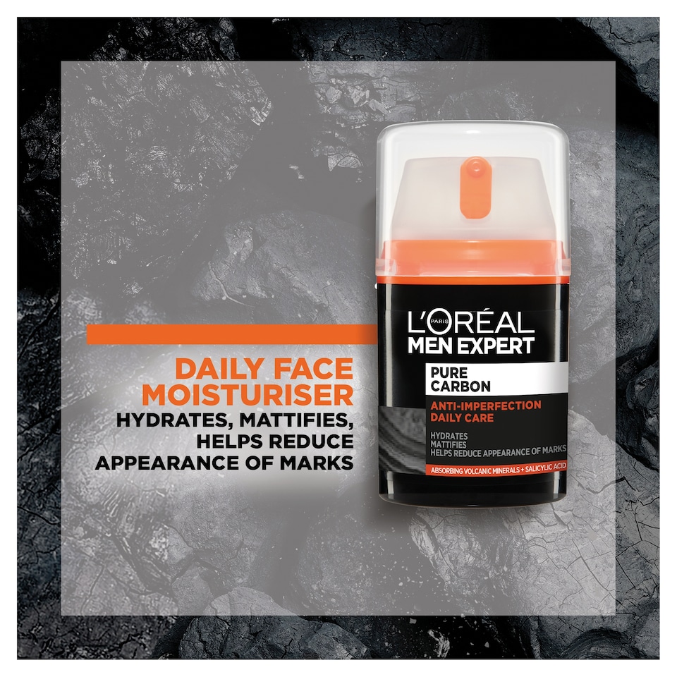 image 1 of L’Oreal Men Expert Pure Carbon Daily Moisturiser 50Ml
